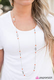 Paparazzi "Rural Radiance - Orange" necklace Paparazzi Jewelry