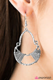 Paparazzi "Rustic Radiance - Silver" earring Paparazzi Jewelry