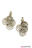 Paparazzi "Rustic Ripples" earring Paparazzi Jewelry