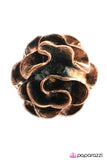Paparazzi "Rustic Ruffles - Copper" ring Paparazzi Jewelry