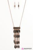 Paparazzi "RUSTLE and Flow - Copper" necklace Paparazzi Jewelry