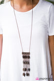 Paparazzi "RUSTLE and Flow - Copper" necklace Paparazzi Jewelry