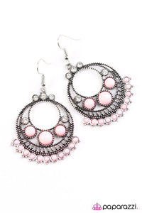 Paparazzi "Don't Give a Glam" Pink Earrings Paparazzi Jewelry