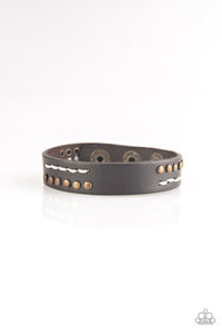 Paparazzi "Always An Adventure" Dark Brown Bracelet Unisex Paparazzi Jewelry