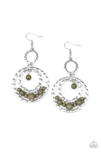 Paparazzi "Rio Rustic" Green Earrings Paparazzi Jewelry