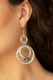 Paparazzi "Rio Rustic" Green Earrings Paparazzi Jewelry