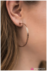 Paparazzi "Safari Adventure - Copper" earring Paparazzi Jewelry