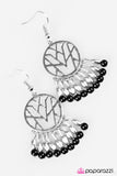 Paparazzi "Sahara Storms - Black" earring Paparazzi Jewelry