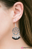 Paparazzi "Sahara Storms - Black" earring Paparazzi Jewelry