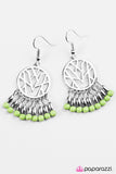 Paparazzi "Sahara Storms - Green" earring Paparazzi Jewelry