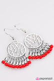 Paparazzi "Sahara Storms - Red" earring Paparazzi Jewelry