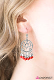 Paparazzi "Sahara Storms - Red" earring Paparazzi Jewelry
