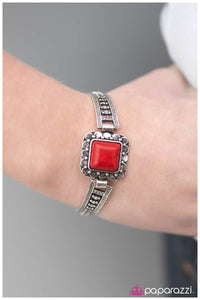 Paparazzi "Sahara Sunrise" Red Bracelet Paparazzi Jewelry