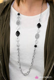 Paparazzi "Saloon Style" Black Necklace & Earring Set Paparazzi Jewelry