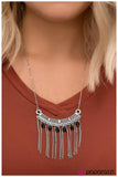Paparazzi "Salsa Dancer - Black" necklace Paparazzi Jewelry