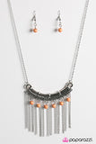 Paparazzi "Salsa Dancer - Orange " necklace Paparazzi Jewelry