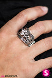 Paparazzi "Samoan Summer - Silver" ring Paparazzi Jewelry