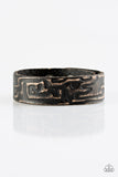 Paparazzi "Sand and Surf - Black" bracelet Paparazzi Jewelry
