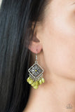 Paparazzi "San Diego Spree" Green Earrings Paparazzi Jewelry