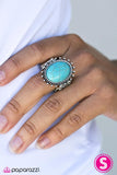 Paparazzi "Sandstone Mountains - Blue" ring Paparazzi Jewelry