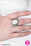 Paparazzi "Sandstone Mountains - White" ring Paparazzi Jewelry