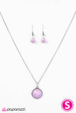 Paparazzi "Sandstone Sunsets" Purple Necklace & Earring Set Paparazzi Jewelry