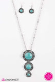 Paparazzi "Santa Fe Sophistication - Blue" necklace Paparazzi Jewelry