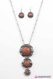 Paparazzi "Santa Fe Sophistication - Brown" necklace Paparazzi Jewelry