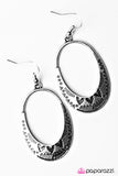 Paparazzi "Santa Fe Sunsets - Silver" earring Paparazzi Jewelry