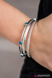 Paparazzi "Sassy Shimmer" Blue Bracelet Paparazzi Jewelry