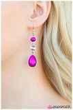 Paparazzi "Sassy Showgirl" Purple Earrings Paparazzi Jewelry