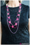 Paparazzi "Saturday Night Fever" Pink Necklace & Earring set Paparazzi Jewelry