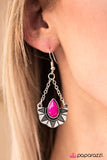 Paparazzi "Savanna Cruise - Pink" earring Paparazzi Jewelry