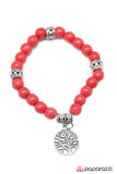 Paparazzi "Save A Tree - Red" bracelet Paparazzi Jewelry