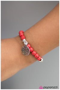 Paparazzi "Save A Tree - Red" bracelet Paparazzi Jewelry