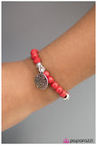 Paparazzi "Save A Tree - Red" bracelet Paparazzi Jewelry