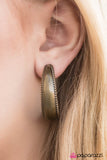 Paparazzi "Saved By The BELLBOTTOMS" earring Paparazzi Jewelry