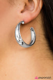 Paparazzi "Saved By The BELLBOTTOMS - Silver" earring Paparazzi Jewelry