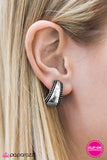 Paparazzi "Saved By The BELLE" Silver Clip-On Earrings Paparazzi Jewelry