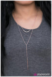 Paparazzi "Save The Drama For Your Mama - Rose Gold" necklace Paparazzi Jewelry