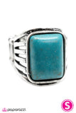 Paparazzi "Scandalous Behavior - Blue" ring Paparazzi Jewelry