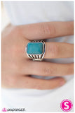 Paparazzi "Scandalous Behavior - Blue" ring Paparazzi Jewelry