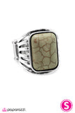 Paparazzi "Scandalous Behavior - Green" ring Paparazzi Jewelry