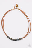 Paparazzi "Scenic View - Brown" necklace Paparazzi Jewelry