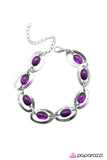 Paparazzi "Sci-Fi Queen" Purple Bracelet Paparazzi Jewelry