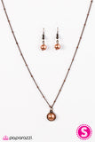 Paparazzi "SEA-cretly Yours - Copper" necklace Paparazzi Jewelry