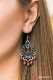 Paparazzi "Seafront Property" Brown Earrings Paparazzi Jewelry