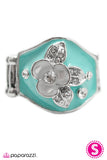 Paparazzi "Seagull Lily - Blue" ring Paparazzi Jewelry