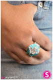 Paparazzi "Seagull Lily - Blue" ring Paparazzi Jewelry