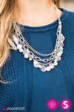 Paparazzi "SEAing Stars - White" necklace Paparazzi Jewelry